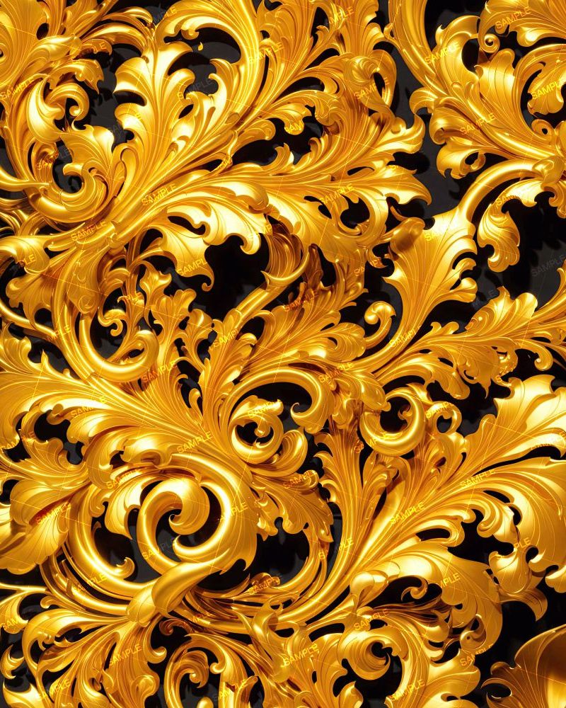 Gold Plated Acanthus Scrollwork 43