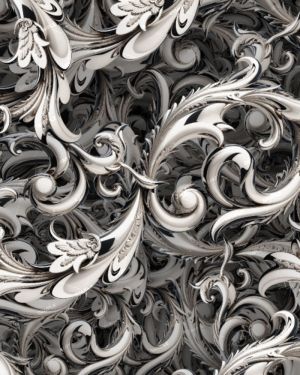 Chrome Scrollwork 22