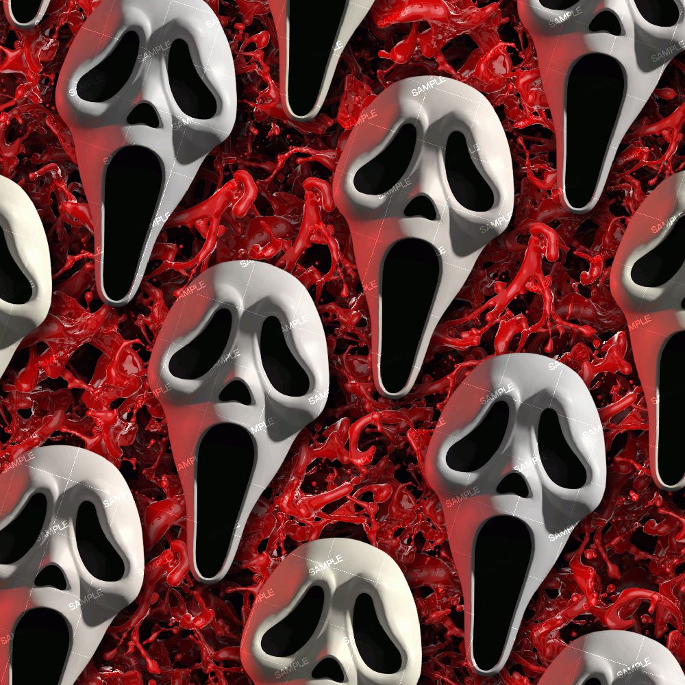 GhostFace Mask Blood