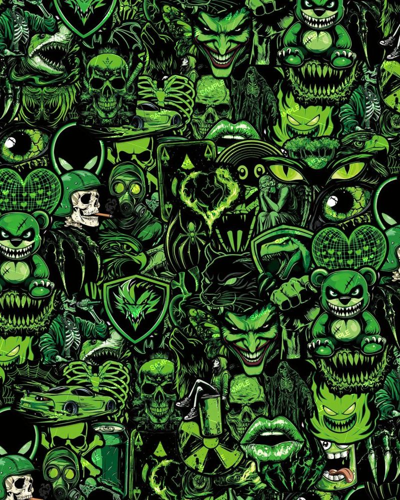 Green Sticker Bomb