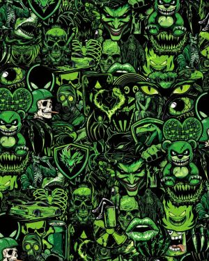 Green Sticker Bomb