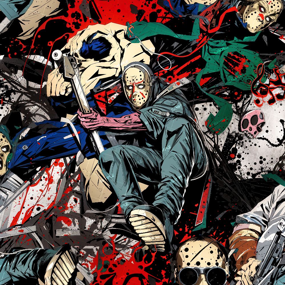 Jason Horror Illustration