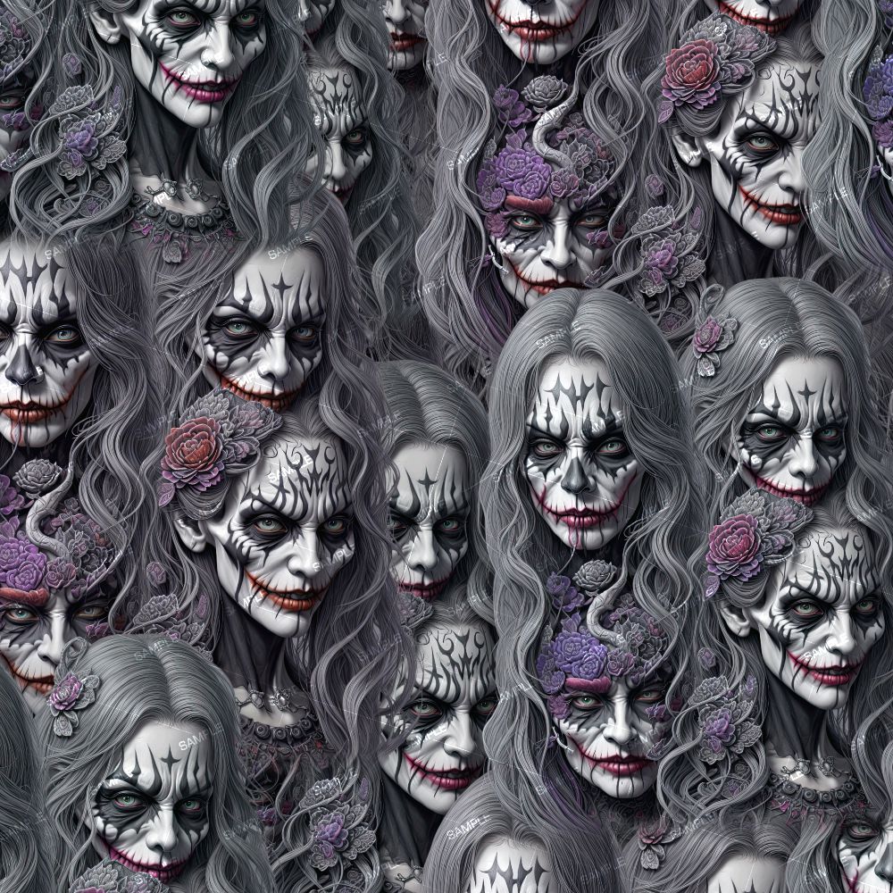 Joker Style Sugar Skulls 22