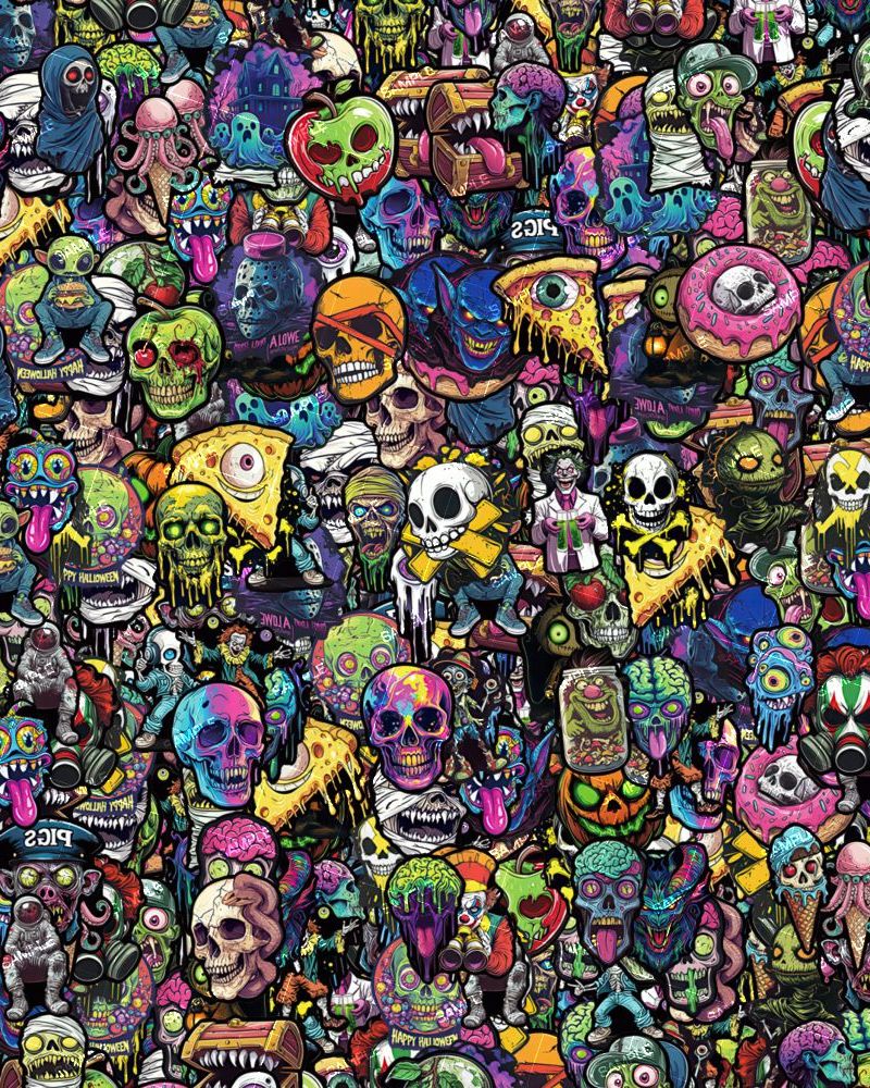 Monster Sticker Bomb 43