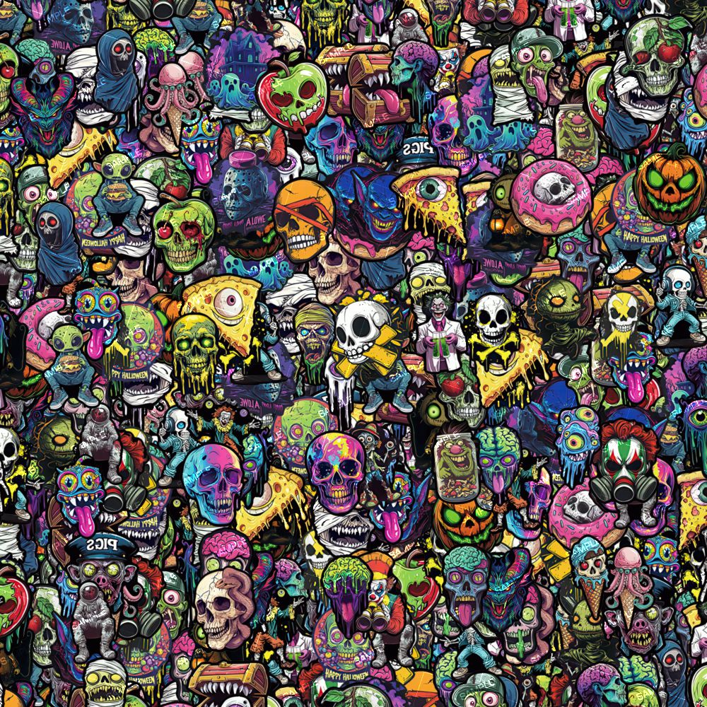 Monster Sticker Bomb 43